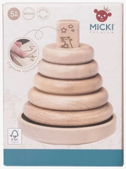 Babylegetøj-Micki Premium Stablelegetøj Brun