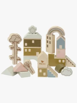 Trælegetøj-Micki Premium Temaklodser 23 Stk.