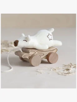 Babylegetøj-Micki Premium Trækkelegetøj Blød Bjørn