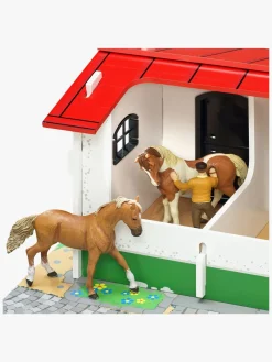 Legetøjsfigurer-Micki Stald m. Hestefold