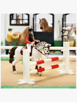 Legetøjsfigurer-Micki Stald m. Hestefold