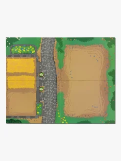 Legetøjsfigurer-Micki Stald m. Hestefold