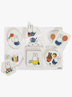 Spil & Puslespil-Miffy Formpuslespil, 6 Brikker