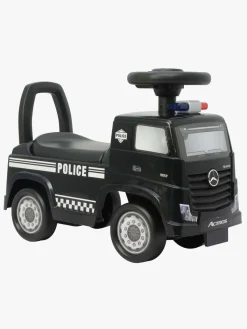 Pedal- & Gåbiler-MillyMally Milly Mally Gåbil Mercedes-Benz Actros Police, Sort