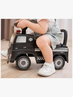 Pedal- & Gåbiler-MillyMally Milly Mally Gåbil Mercedes-Benz Actros Police, Sort