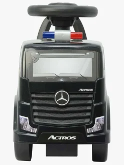 Pedal- & Gåbiler-MillyMally Milly Mally Gåbil Mercedes-Benz Actros Police, Sort