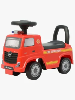 Pedal- & Gåbiler-MillyMally Milly Mally Mercedes-Benz Actros Ride on Brandbil, Rød Rød/Sort