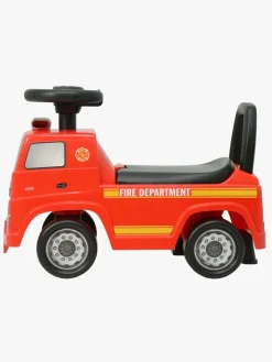 Pedal- & Gåbiler-MillyMally Milly Mally Mercedes-Benz Actros Ride on Brandbil, Rød Rød/Sort