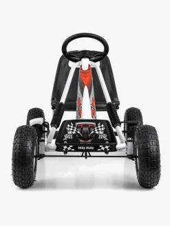 Pedal- & Gåbiler-MillyMally Milly Mally Pedalgokart Thor, Hvid Sort/Hvid/Rød