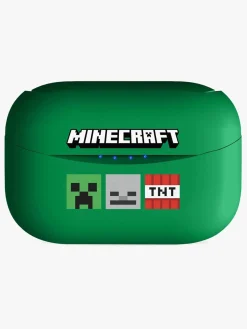 Elektronik & Media-OTLTechnologies Minecraft Høretelefoner In-Ear TWS, Grøn Grøn