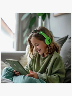 Elektronik & Media-OTLTechnologies Minecraft Høretelefoner med Ører 85dB Creeper Grøn