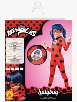 Kostumer & Udklædning-Miraculous Ladybug Tikki Kostume med Maske