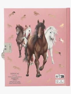 Kreativt Legetøj-MissMelody Miss Melody Dagbog Hest med Fjer