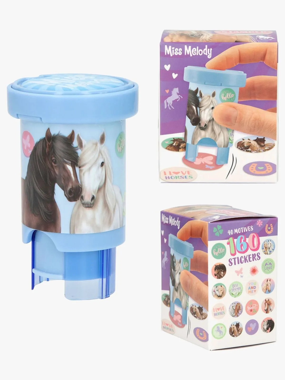 Kreativt Legetøj-MissMelody Miss Melody Klistermærkestempel