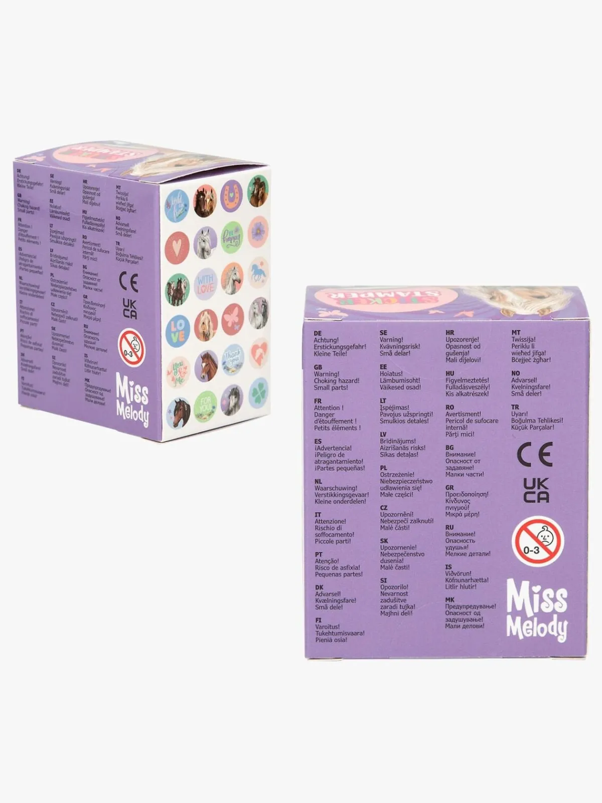 Kreativt Legetøj-MissMelody Miss Melody Klistermærkestempel