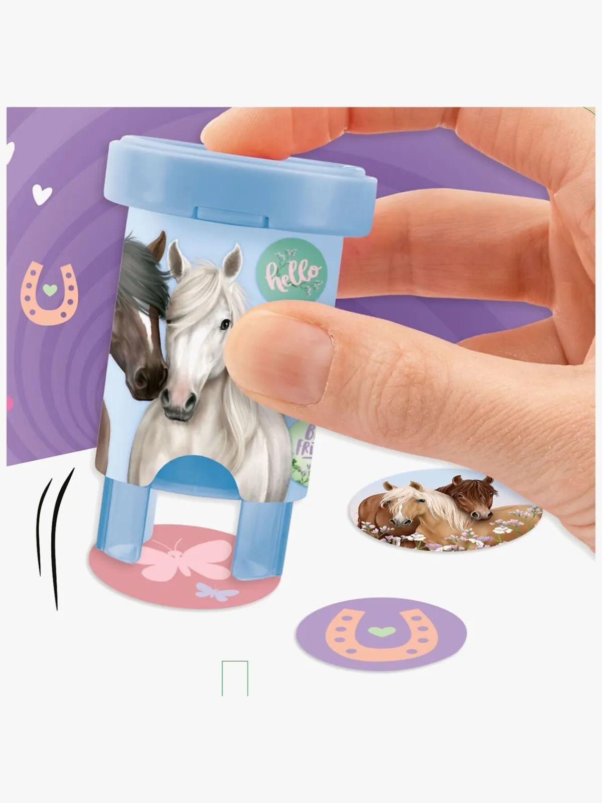 Kreativt Legetøj-MissMelody Miss Melody Klistermærkestempel