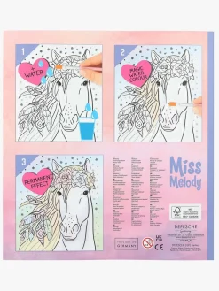 Kreativt Legetøj-MissMelody Miss Melody Magisk Vandmalebog
