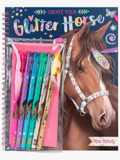 Kreativt Legetøj-MissMelody Miss Melody Malebog med Glittertusser