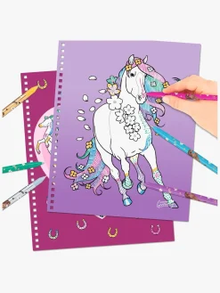 Kreativt Legetøj-MissMelody Miss Melody Malebog med Glittertusser