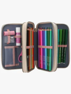 Kreativt Legetøj-MissMelody Miss Melody Penalhus med 3 Rum Poppy, Sandfarvet