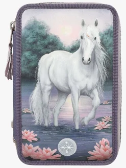 Kreativt Legetøj-MissMelody Miss Melody Tredelt Penalhus med LED, Åkander