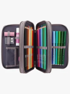 Kreativt Legetøj-MissMelody Miss Melody Tredelt Penalhus med LED, Åkander