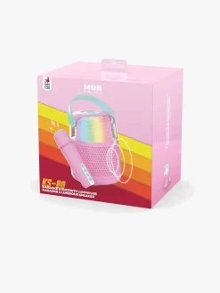 Elektronik & Media-MOB Karaokesæt med Mikrofon, Pink Lyserød