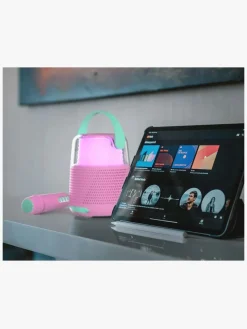 Elektronik & Media-MOB Karaokesæt med Mikrofon, Pink Lyserød