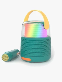 Elektronik & Media-MOB Karaokesæt med Mikrofon, Blå Grøn