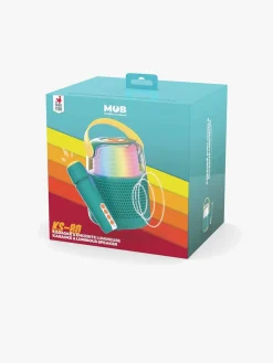 Elektronik & Media-MOB Karaokesæt med Mikrofon, Blå Grøn