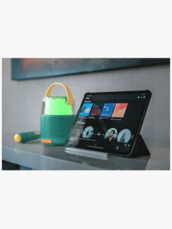 Elektronik & Media-MOB Karaokesæt med Mikrofon, Blå Grøn