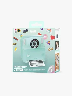 Elektronik & Media-MOB Pixiprint Polaroidkamera med Spil, Turkis Blå