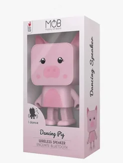 Elektronik & Media-MOB ility on Board Højttaler Trådløs Dansende Gris Lyserød