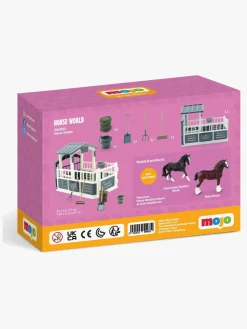 Legetøjsfigurer-Mojo Farmland Hesteboks 6 Dele