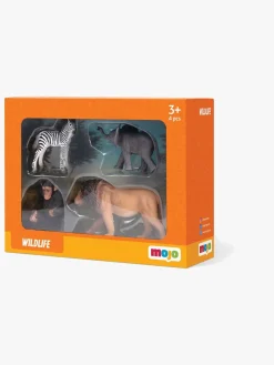 Legetøjsfigurer-Mojo Wildlife Savanne Dyr 4 Stk.