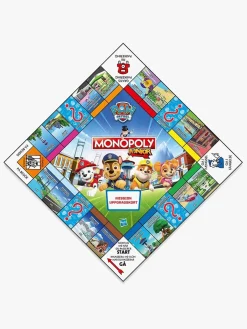 Spil & Puslespil-PawPatrol Monopoly Junior Paw Patrol