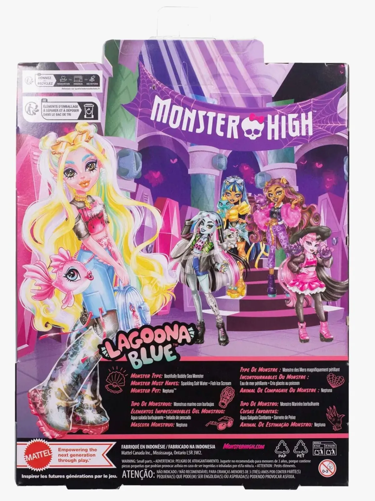 Dukker & Bamser-MonsterHigh Monster High Core Dukke Lagoona
