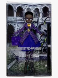 Legetøjsfigurer-MonsterHigh Monster High Modedukke Wednesday Bianca