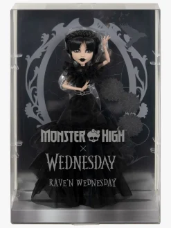 Legetøjsfigurer-MonsterHigh Monster High Rave'N Wednesday Dukke
