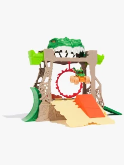 Legetøjsbiler & -Fartøjer-MonsterJam Monster Jam Mini Jams Dungeon of Doom 1:87 Legesæt