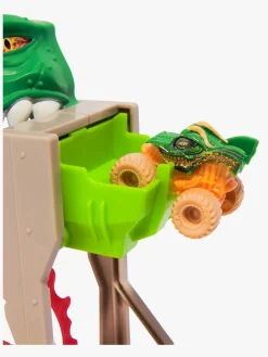 Legetøjsbiler & -Fartøjer-MonsterJam Monster Jam Mini Jams Dungeon of Doom 1:87 Legesæt