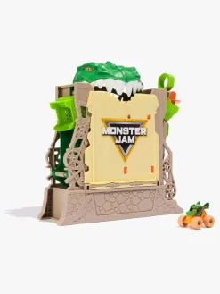 Legetøjsbiler & -Fartøjer-MonsterJam Monster Jam Mini Jams Dungeon of Doom 1:87 Legesæt