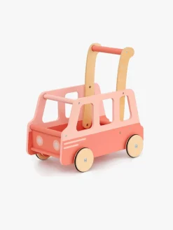Babylegetøj-MooverToys Moover Toys Gåvogn School Bus, Pink