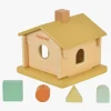 Trælegetøj-MooverToys Moover Toys IQ Puttekasse Hus, Brun