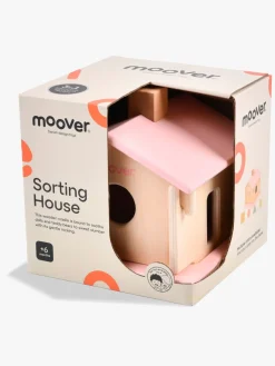 Trælegetøj-MooverToys Moover Toys IQ Puttekasse Hus, Pink