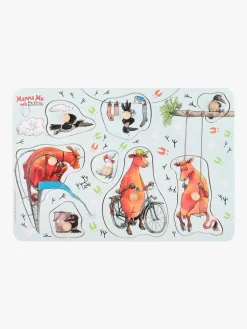 Spil & Puslespil-MammaMu Mor Muh og Krage Knoppuslespil