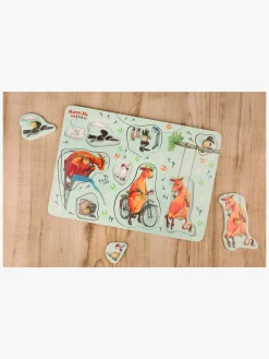 Spil & Puslespil-MammaMu Mor Muh og Krage Knoppuslespil