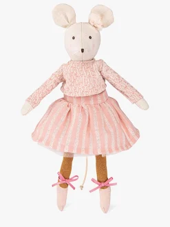 Dukker & Bamser-MoulinRoty Moulin Roty  Blød Dukke Mus Anna 28 cm