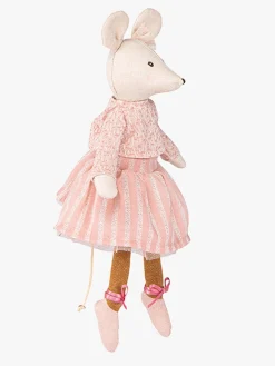 Dukker & Bamser-MoulinRoty Moulin Roty  Blød Dukke Mus Anna 28 cm