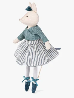 Dukker & Bamser-MoulinRoty Moulin Roty  Blød Dukke Mus Charlotte 30 cm